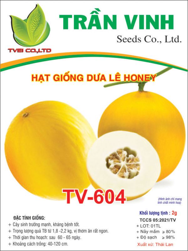 Hạt giống Dưa Lê Honey - TV604