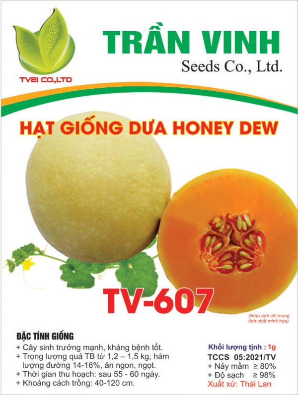 Hạt giống Dưa Honey Dew - TV607